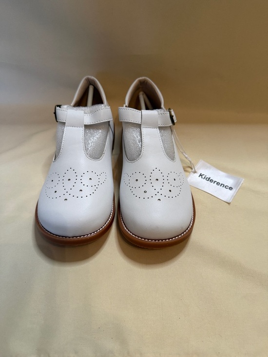kiderence Other - White T-Strap Kids Dress Shoes